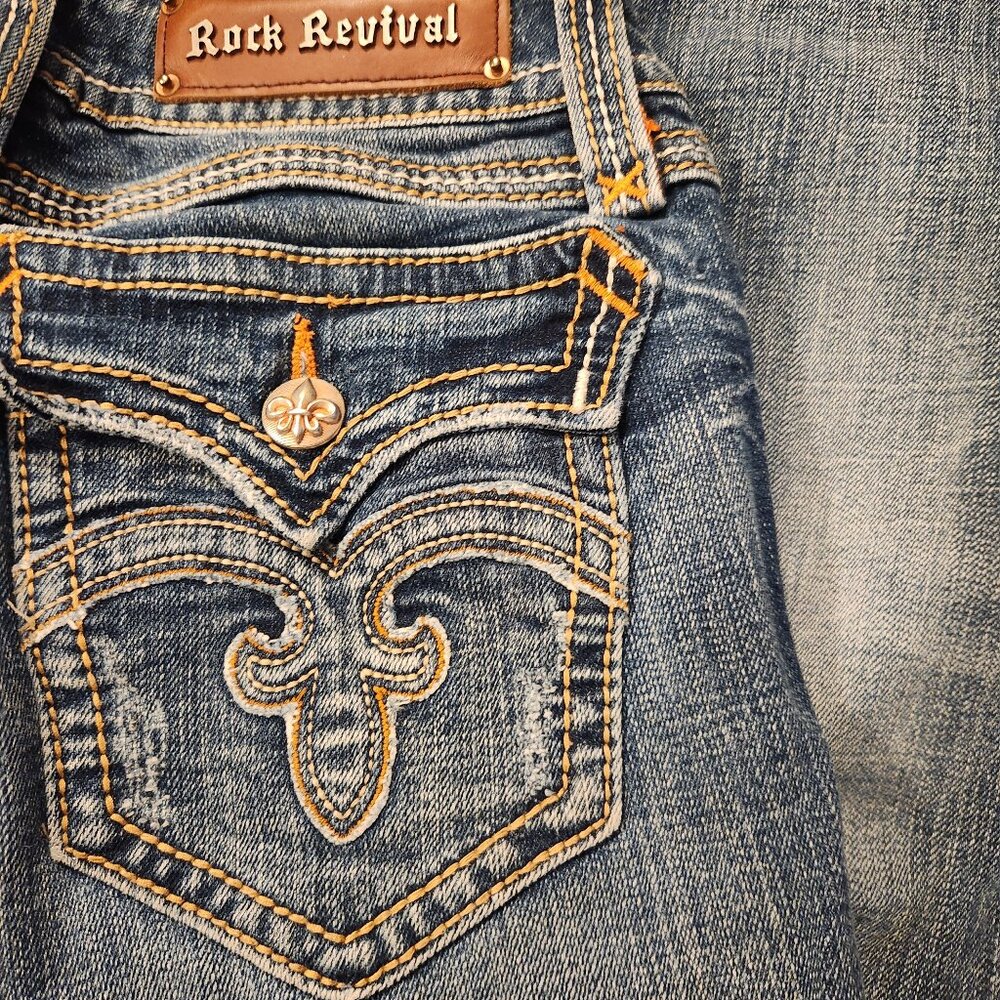 Rock Revival Debbie Straight low rise jeans